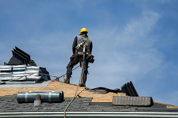 Professional Roof Installation technician working in Edison, OH